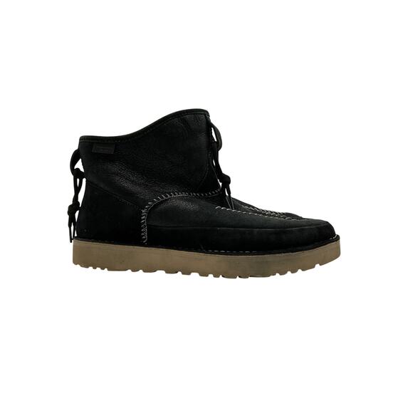 UGG Shoes - Ugg Cozy Black Campfire Crafted Regenerate Boots Size Mens 12/ Womens 13